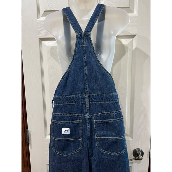 Lee Workwear Womens Denim Overalls XS Medium Wide Leg - Relaxed Fit 100% Cotton - Picture 6 of 9